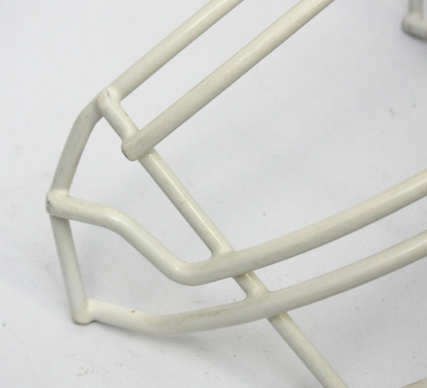 RARE Game Used Vintage 1992 Riddell RJOP Football Helmet Facemask - White