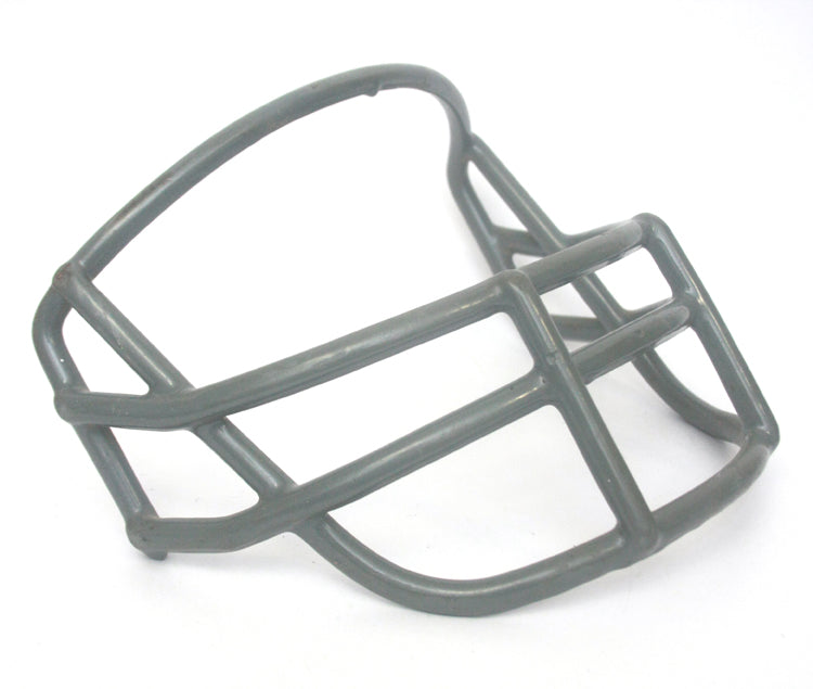 Vintage Game Used 1980s Riddell OPO USFL Football Helmet Facemask Grey 3 Dot LG