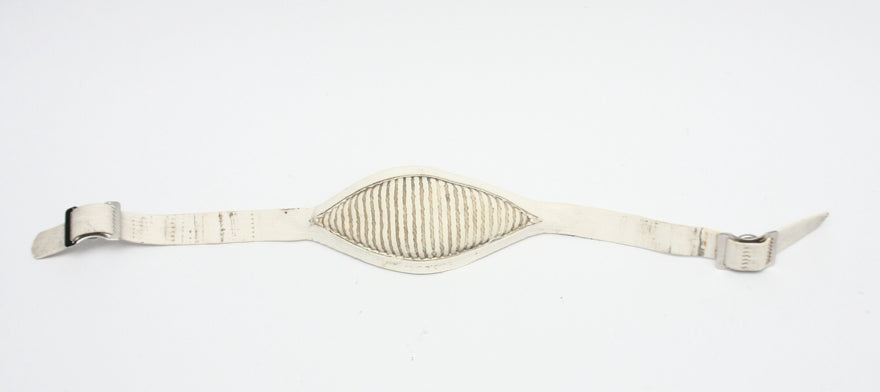 Vintage Game Used 1970s Unbranded Two Point Soft Cup Football Helmet Chinstrap