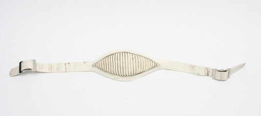 Vintage Game Used 1970s Unbranded Two Point Soft Cup Football Helmet Chinstrap