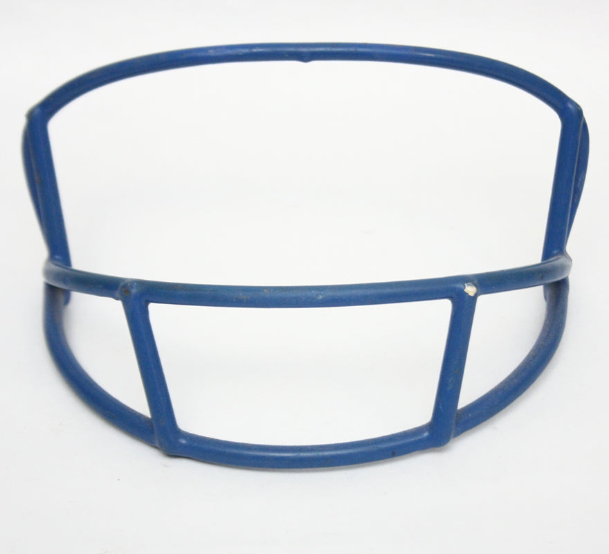 Rare Game Used Vintage 1970ss Riddell OPO Football Helmet Facemask - Royal Blue