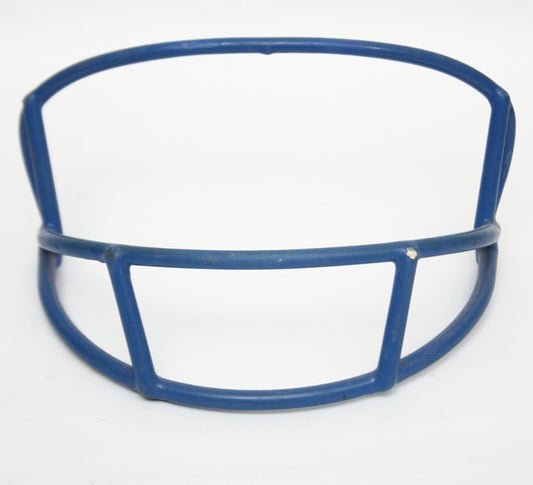 Rare Game Used Vintage 1970ss Riddell OPO Football Helmet Facemask - Royal Blue
