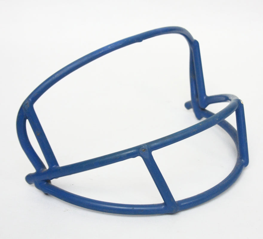 Rare Game Used Vintage 1970ss Riddell OPO Football Helmet Facemask - Royal Blue