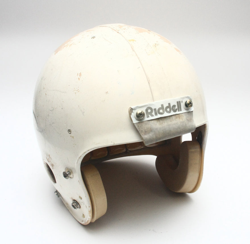 Vintage Game Used 1970s Riddell PAC-44 Football Helmet - Size Large