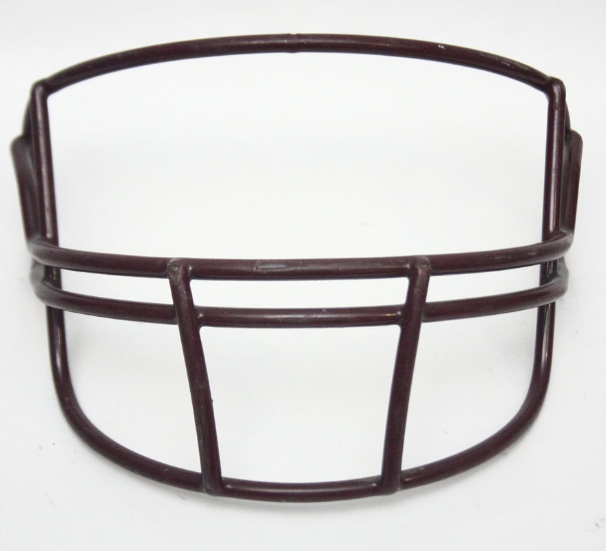 Game Used Vintage 2000 Riddell OPO Football Helmet Facemask - Maroon