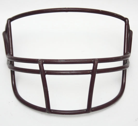 Game Used Vintage 2000 Riddell OPO Football Helmet Facemask - Maroon