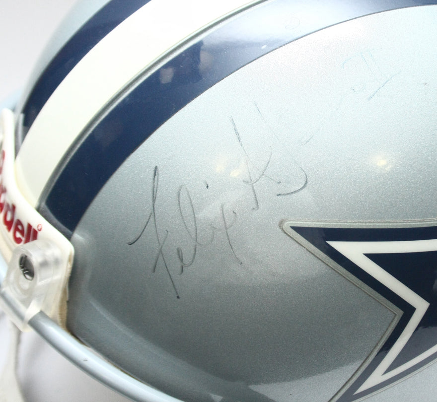 Vintage NOS Dallas Cowboys Riddell VSR4 Pro Line Large Football Helmet Signed