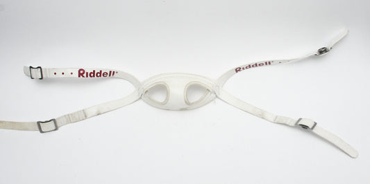 Game Used Tom Brady Style Riddell High Hook Soft Cup Football Helmet Chinstrap