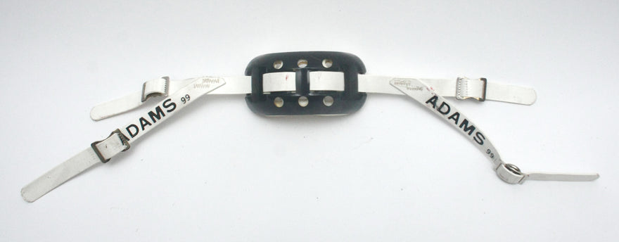Vintage Game Used 1999 Adams Pro 100 Low Hook Hard Cup Football Helmet Chinstrap