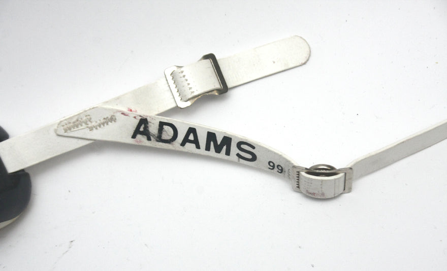 Vintage Game Used 1999 Adams Pro 100 Low Hook Hard Cup Football Helmet Chinstrap