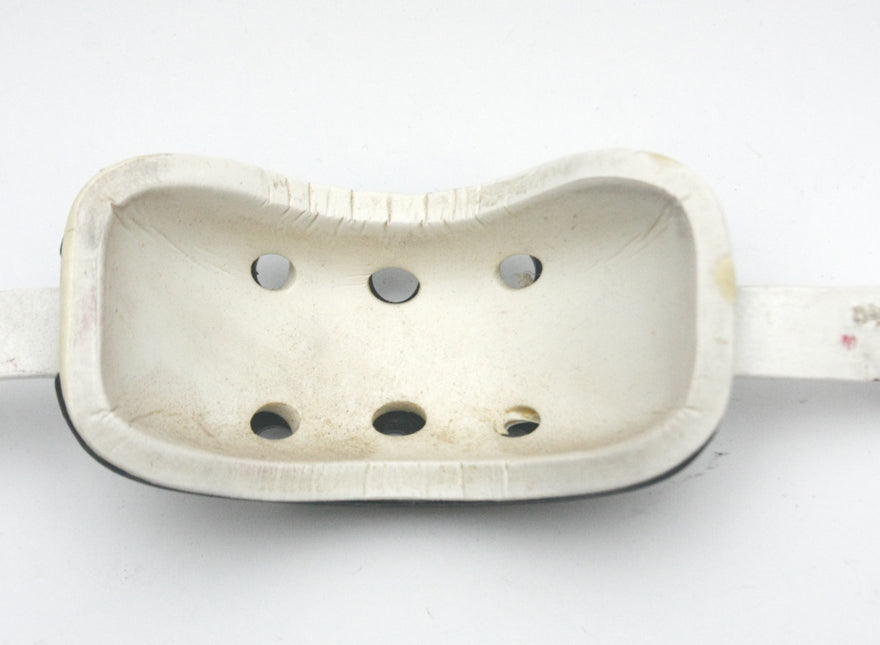 Vintage Game Used 1999 Adams Pro 100 Low Hook Hard Cup Football Helmet Chinstrap