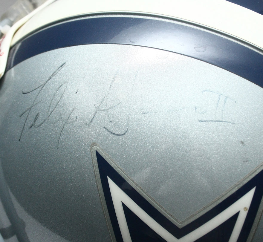Vintage NOS Dallas Cowboys Riddell VSR4 Pro Line Large Football Helmet Signed