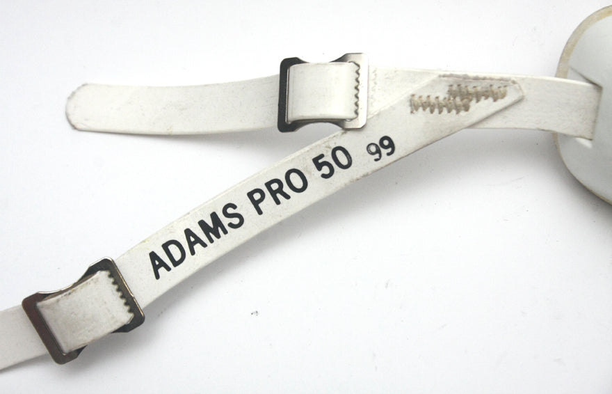 Vintage Game Used 1999 Adams Pro 50 Low Hook Hard Cup Football Helmet Chinstrap