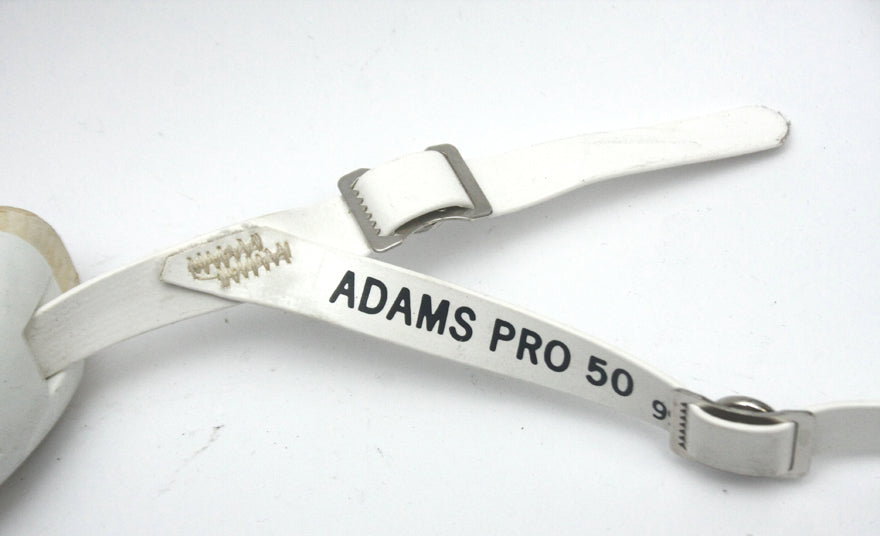 Vintage Game Used 1999 Adams Pro 50 Low Hook Hard Cup Football Helmet Chinstrap
