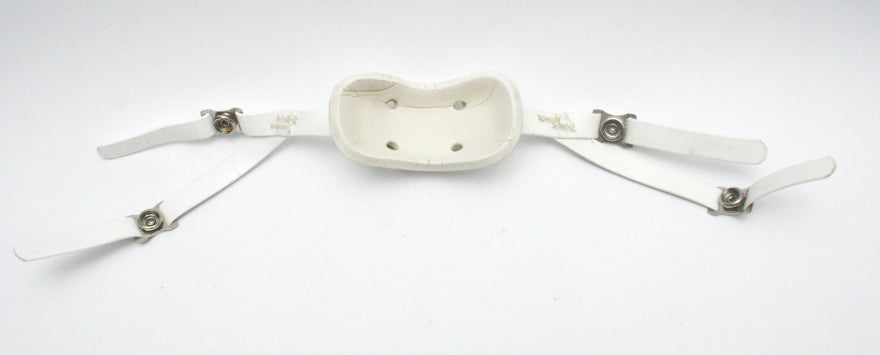 Vintage Game Used 1999 Adams Pro 50 Low Hook Hard Cup Football Helmet Chinstrap