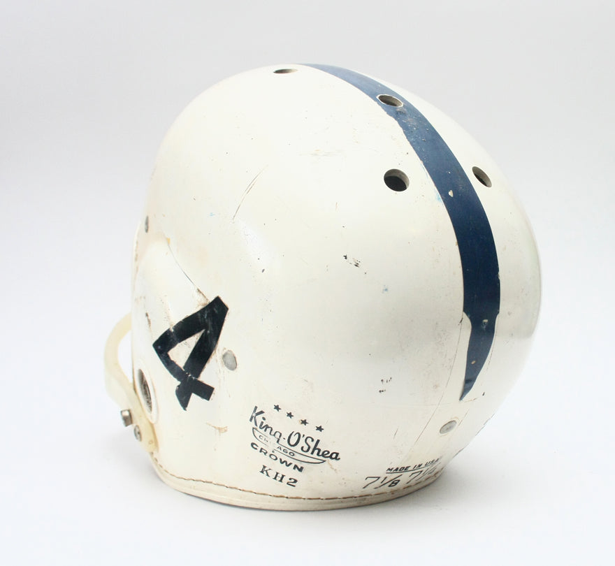 Vintage Pro Game Used 1950s King O'Shea Football Helmet - Size 7 1/8 - 7 1/4