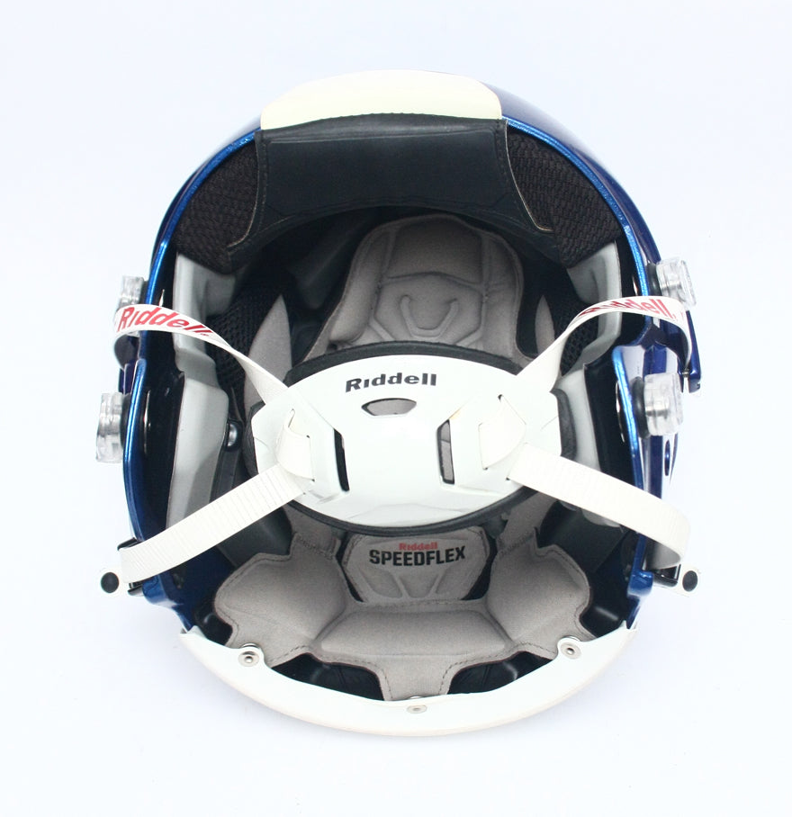Ready to Custom Riddell SpeedFlex Football Helmet - Youth Large - Metallic Blue