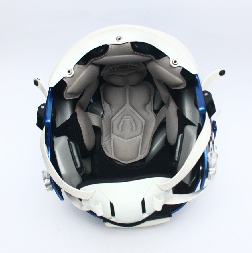 Ready to Custom Riddell SpeedFlex Football Helmet - Youth Large - Metallic Blue