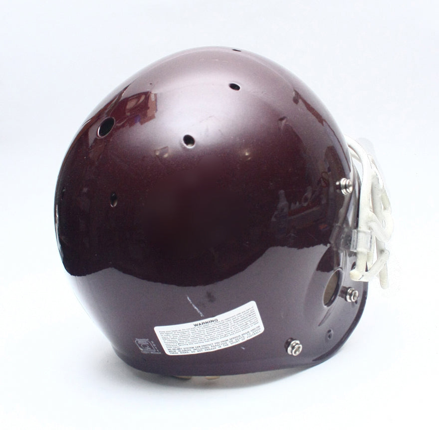 Vintage Game Used Schutt Pro Air II Football Helmet - Maroon - Size Large