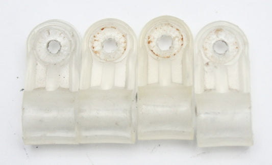 Vintage Game Used 1980s Football Helmet Facemask Clips 080926D