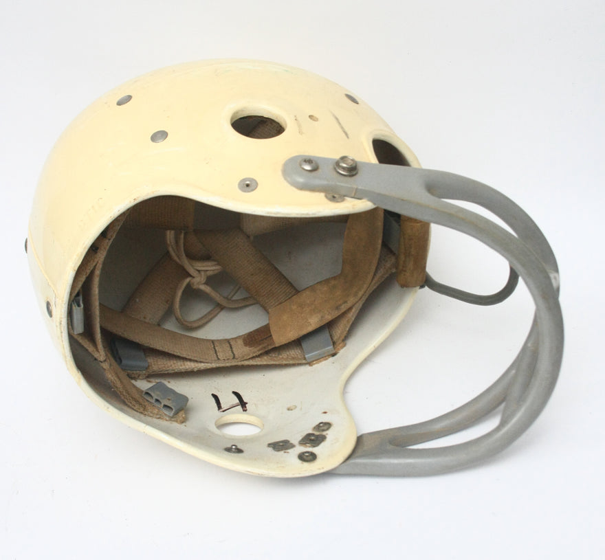 Vintage Pro Grade Game Used 1960s Riddell Suspension Style Football Helmet