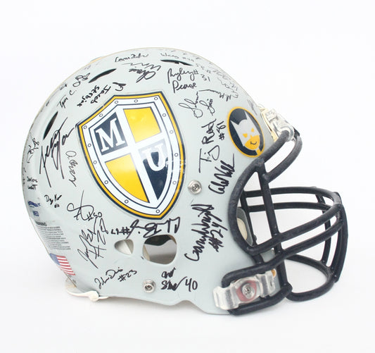 Vintage Game Used Marian University Knights Riddell Revolution Football Helmet