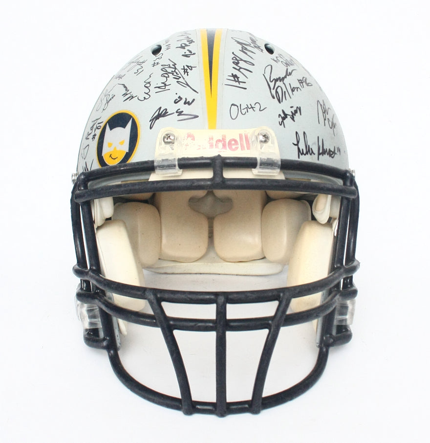 Vintage Game Used Marian University Knights Riddell Revolution Football Helmet