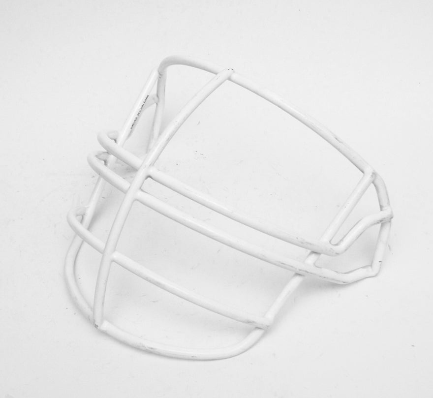 Vintage Game Used 1994 Riddell NJOP Football Helmet Facemask - White