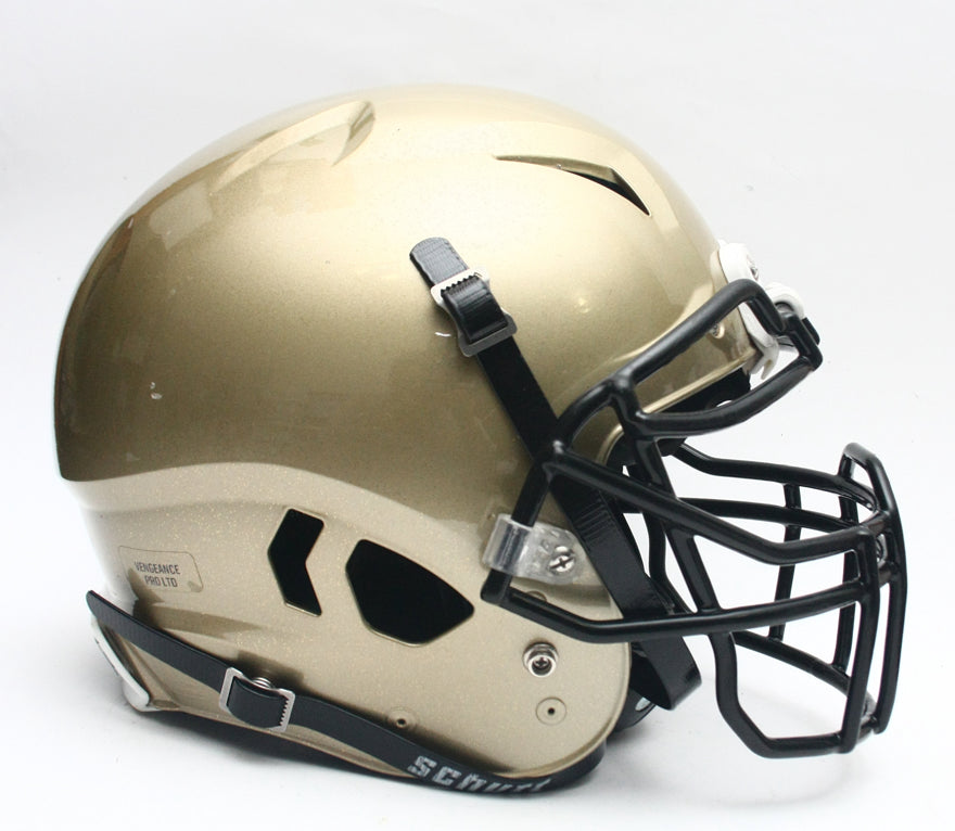 Game Used 2020 Schutt Vengeance PRO Football Helmet - Vegas Gold Metallic Large