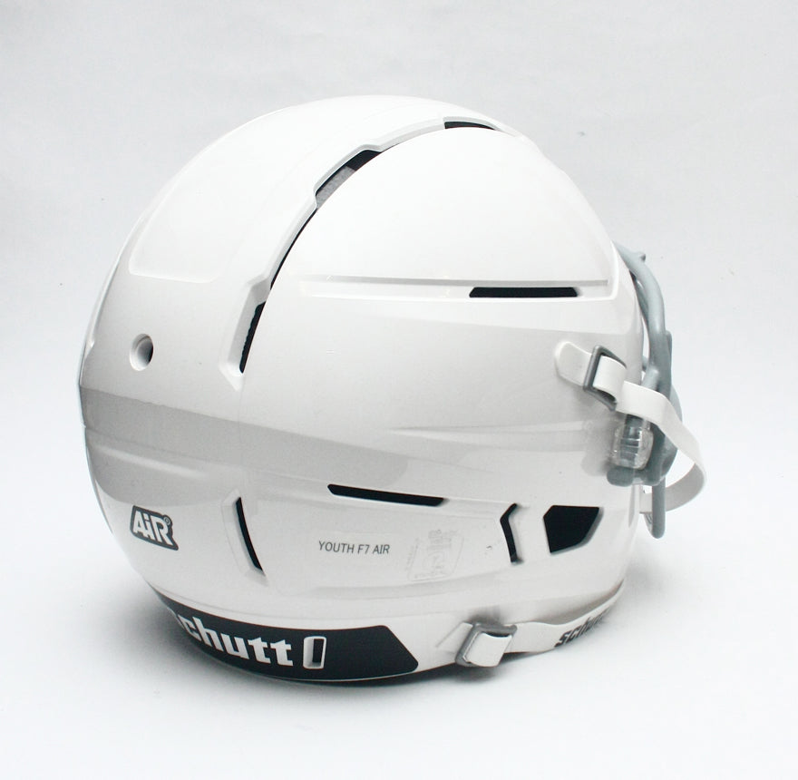 New Schutt F7 Air Youth Football Helmet - White - Youth Medium