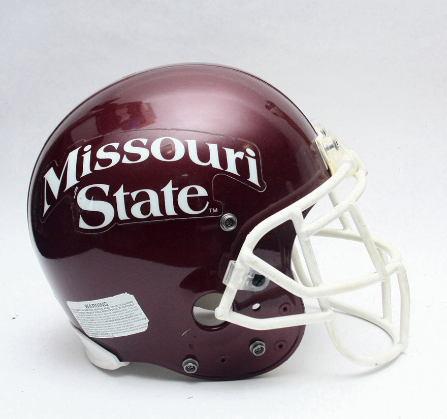 Games Used 2005-09 Missouri State Bears Riddell VSR4 Football Helmet - Large