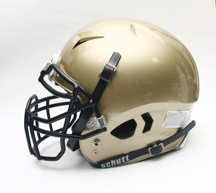 Game Used 2020 Schutt Vengeance PRO Football Helmet - Vegas Gold Metallic Large