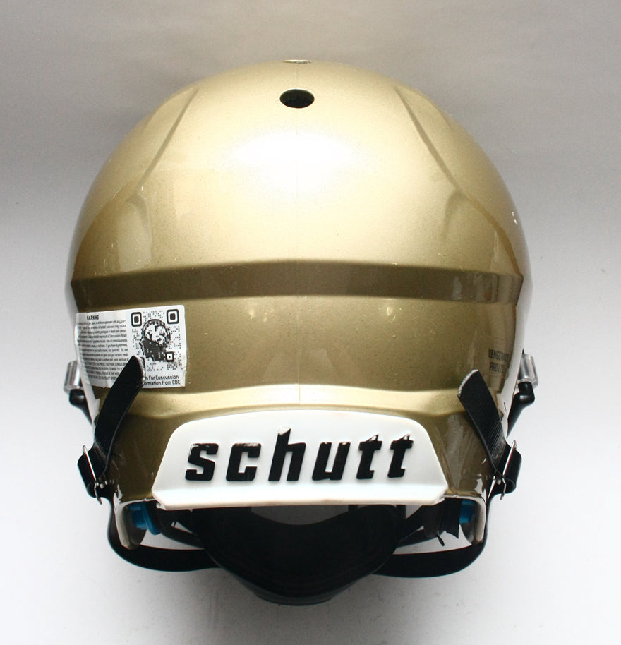 Game Used 2020 Schutt Vengeance PRO Football Helmet - Vegas Gold Metallic Large