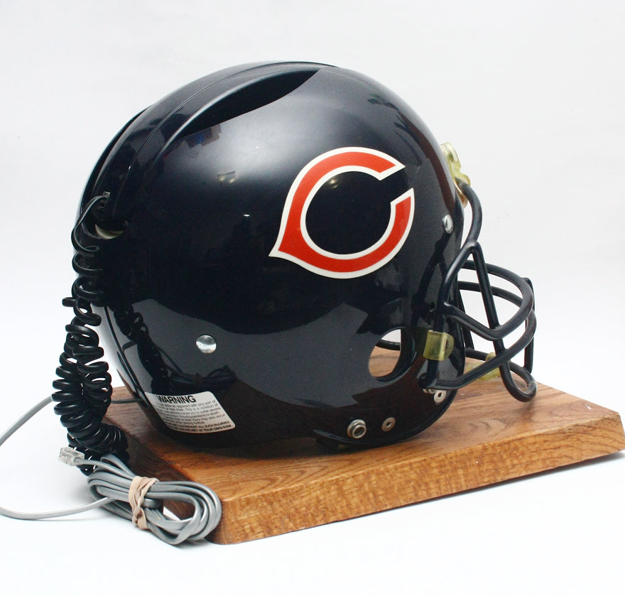Rare Vintage 1980s Chicago Bears Nardi Draft Day Football Helmet Phone